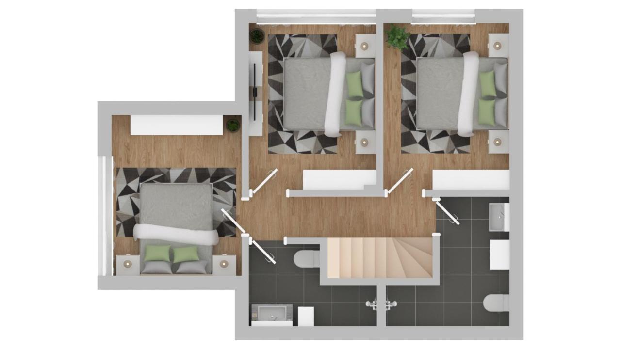 Villa Solis Lacus Modern Apartment - Private Heated Pool - Smart Tv Sky X - Free Parking Njivice Eksteriør billede